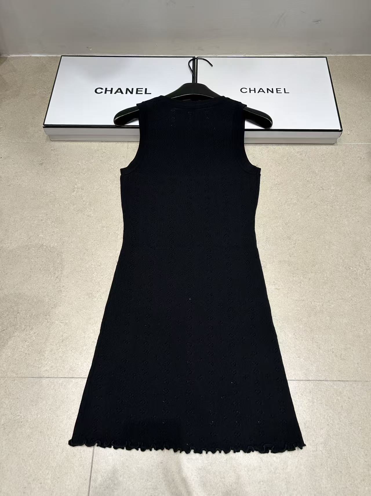 CHANE1 ダブルC ウールドレス【50％割引+送料無料】