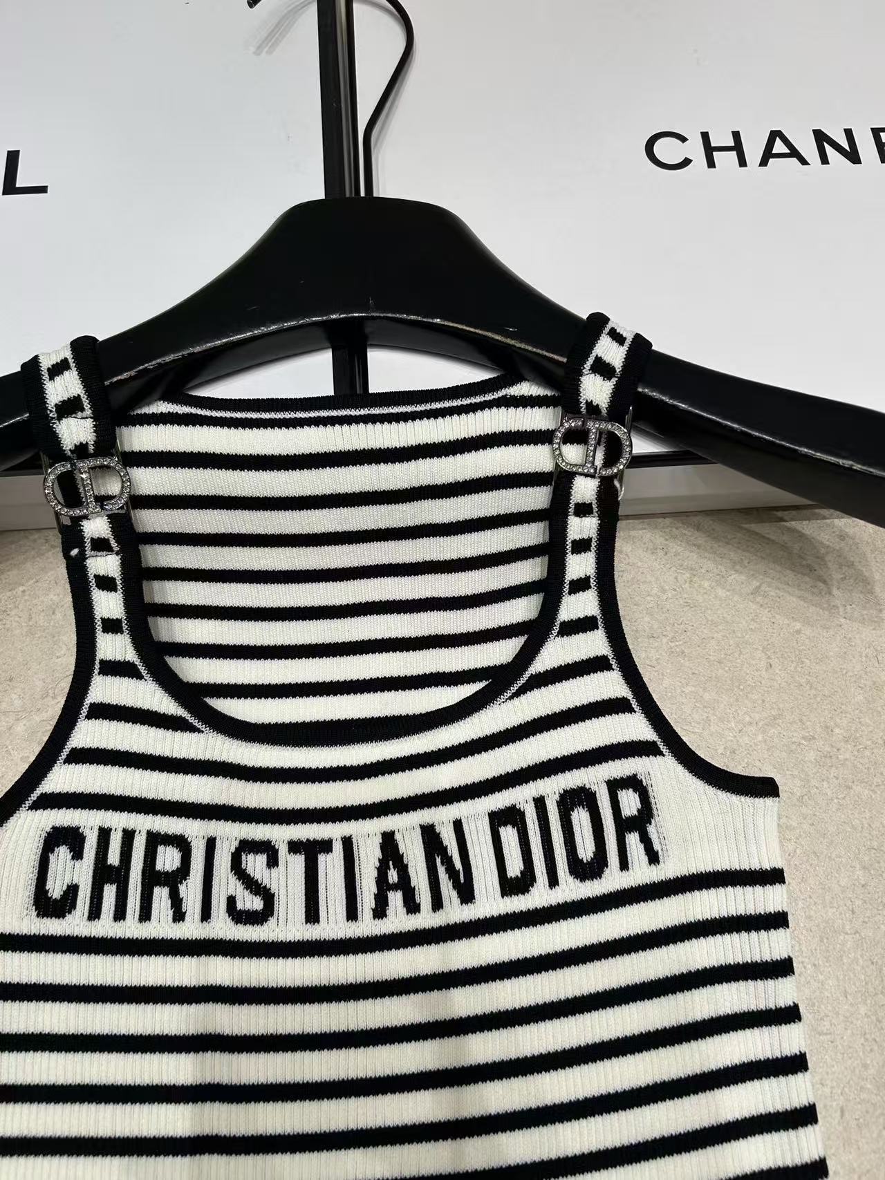 DIORレターストライプ ウールベスト【50％割引+送料無料】