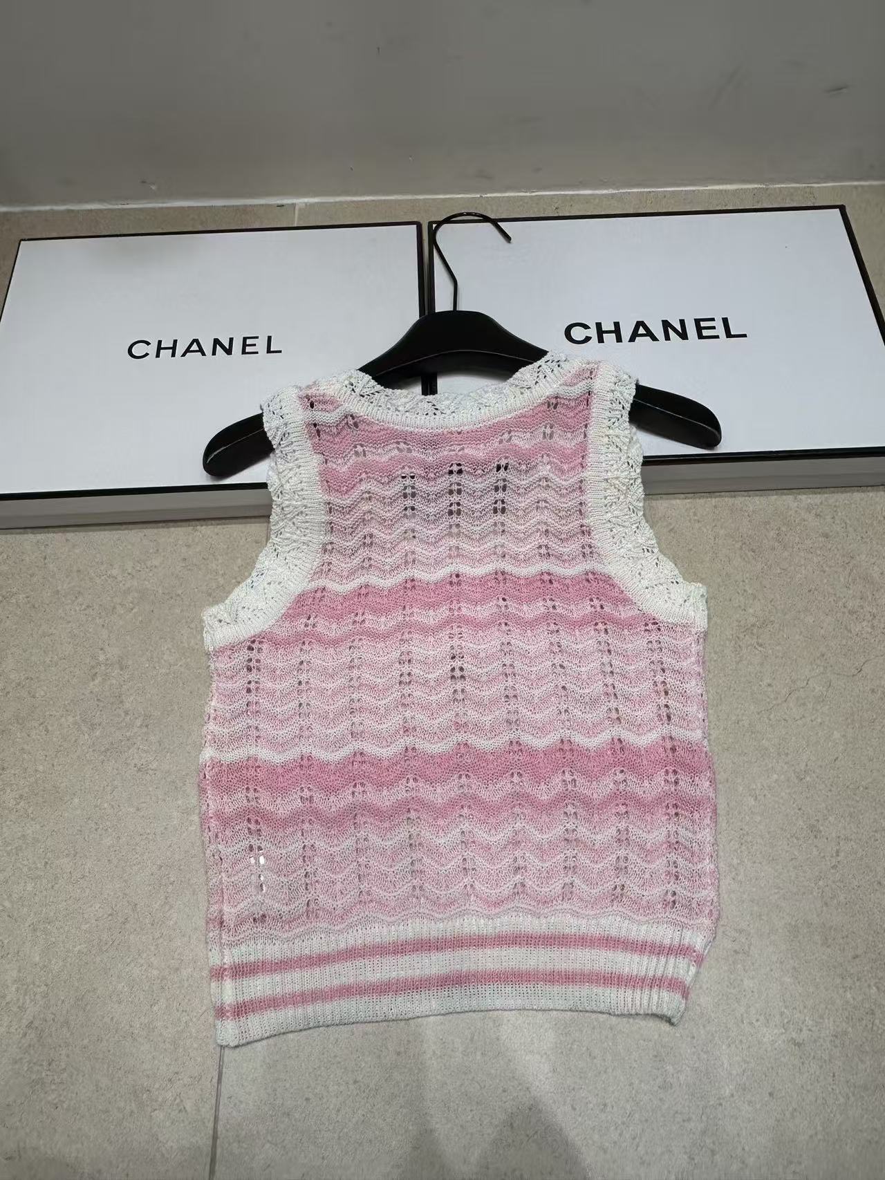 CHANE1 ダブルCウェーブウールベスト【50％割引+送料無料】