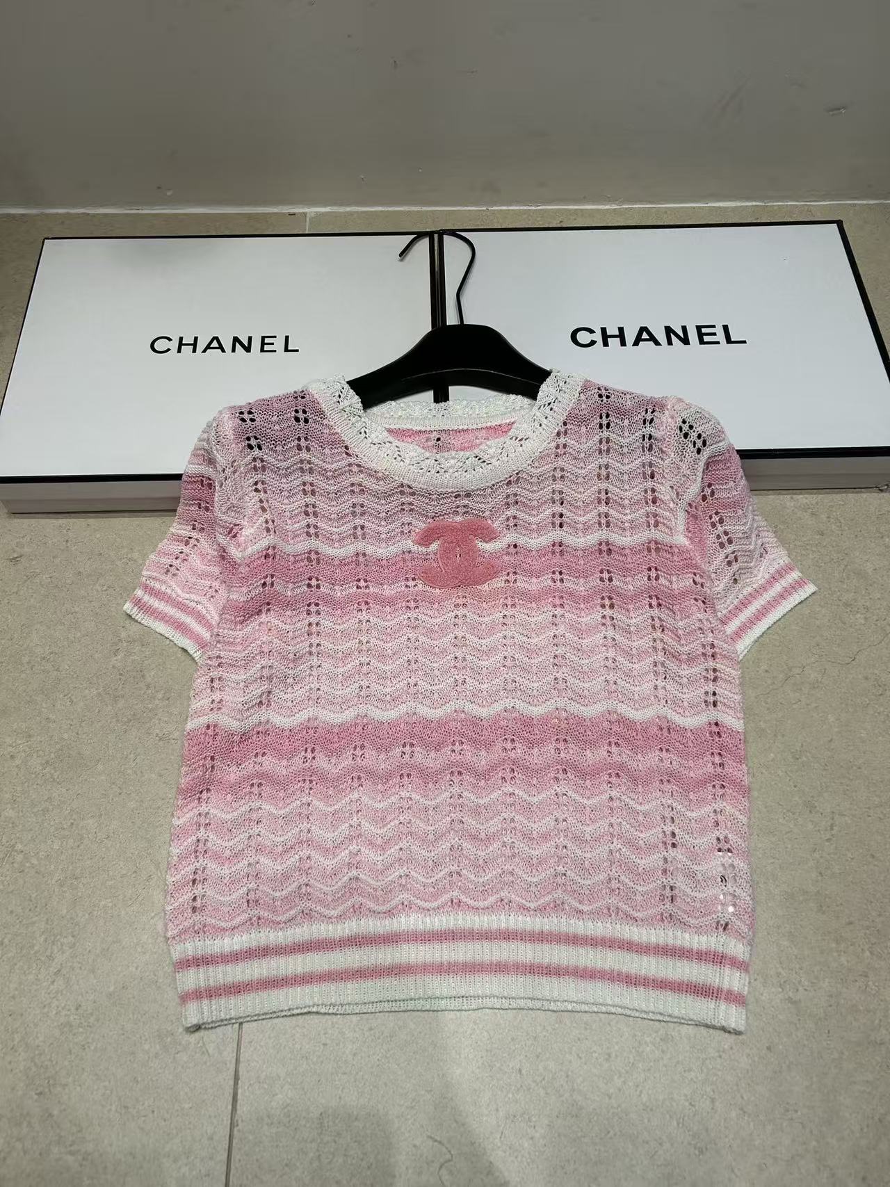 CHANE1 ダブルCウェーブウールセーター【50％割引+送料無料】