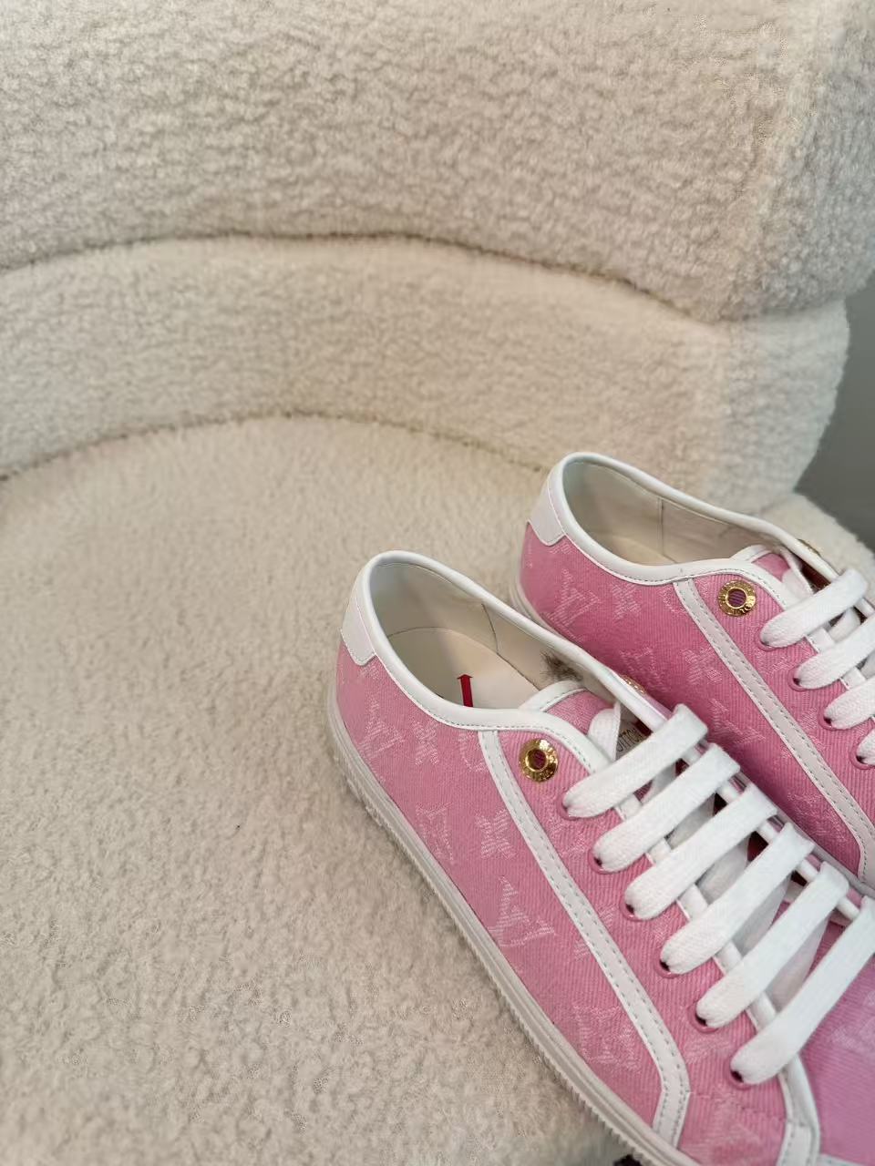 LVプリント レースアップ カジュアルシューズ【50％割引+送料無料】