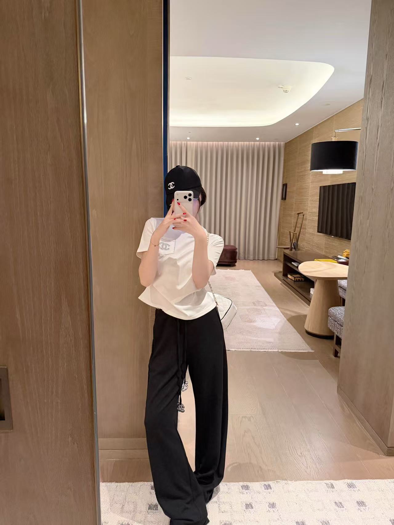 CHANE1 ダブルCポケットTシャツ【50％割引+送料無料】