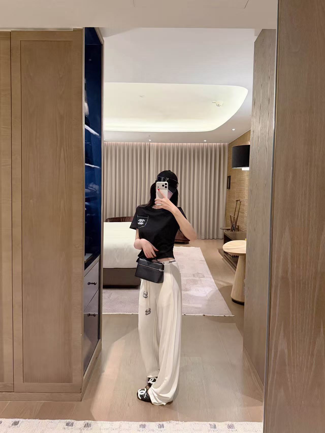 CHANE1 ダブルCポケットTシャツ【50％割引+送料無料】