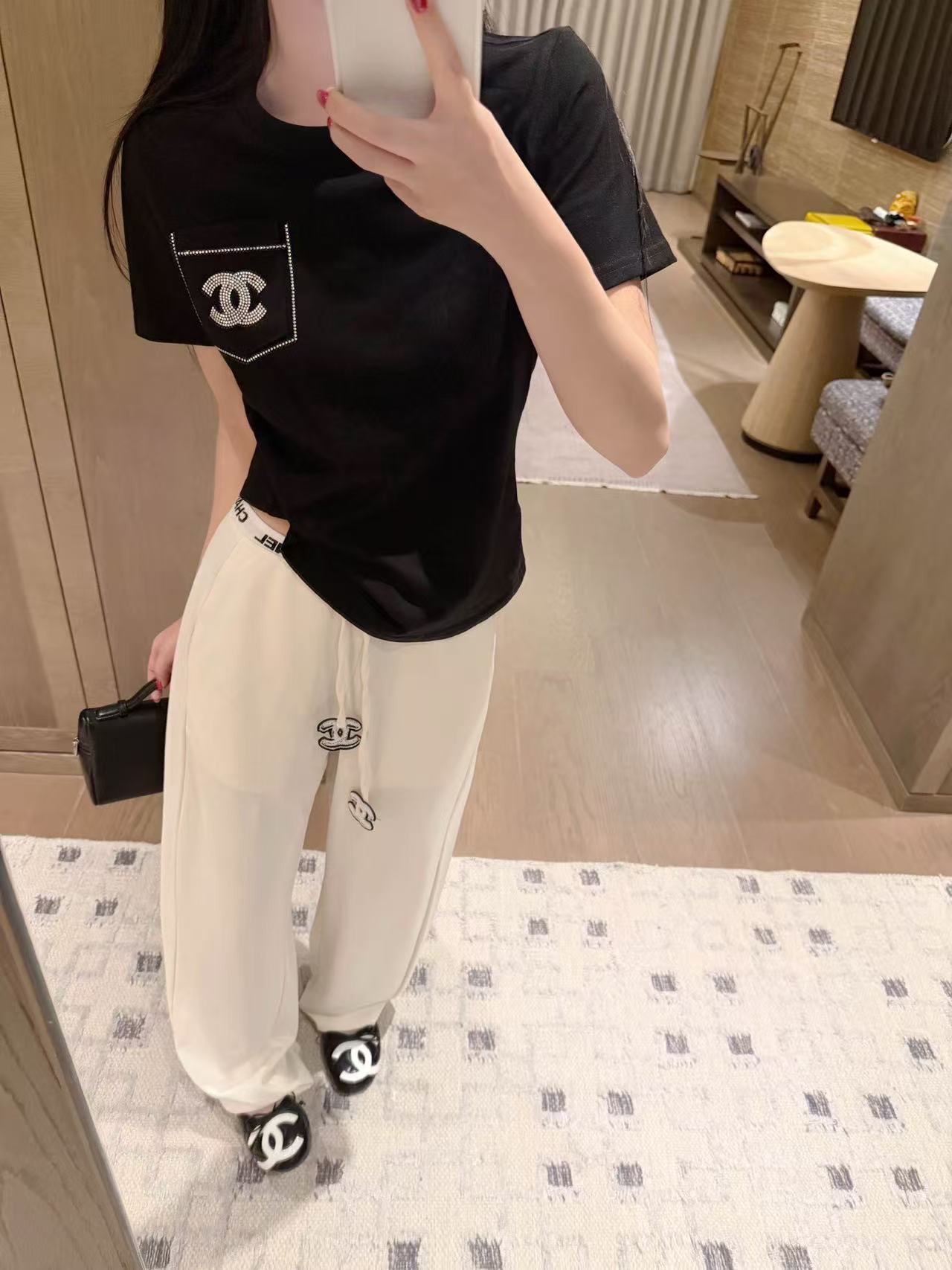 CHANE1 ダブルCポケットTシャツ【50％割引+送料無料】