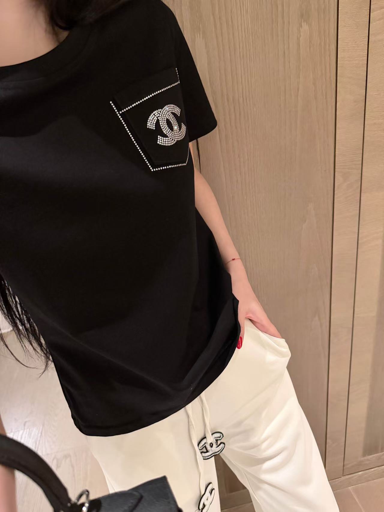 CHANE1 ダブルCポケットTシャツ【50％割引+送料無料】