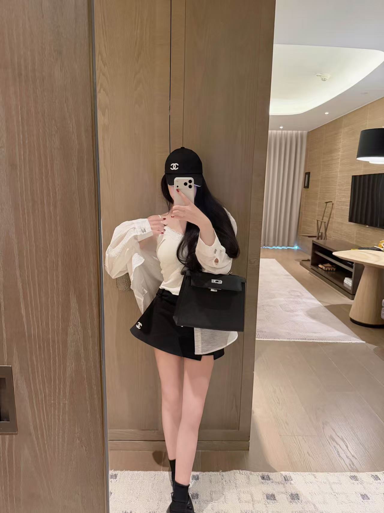 CHANE1 ダブルC ベスト＋シャツ【50％割引+送料無料】