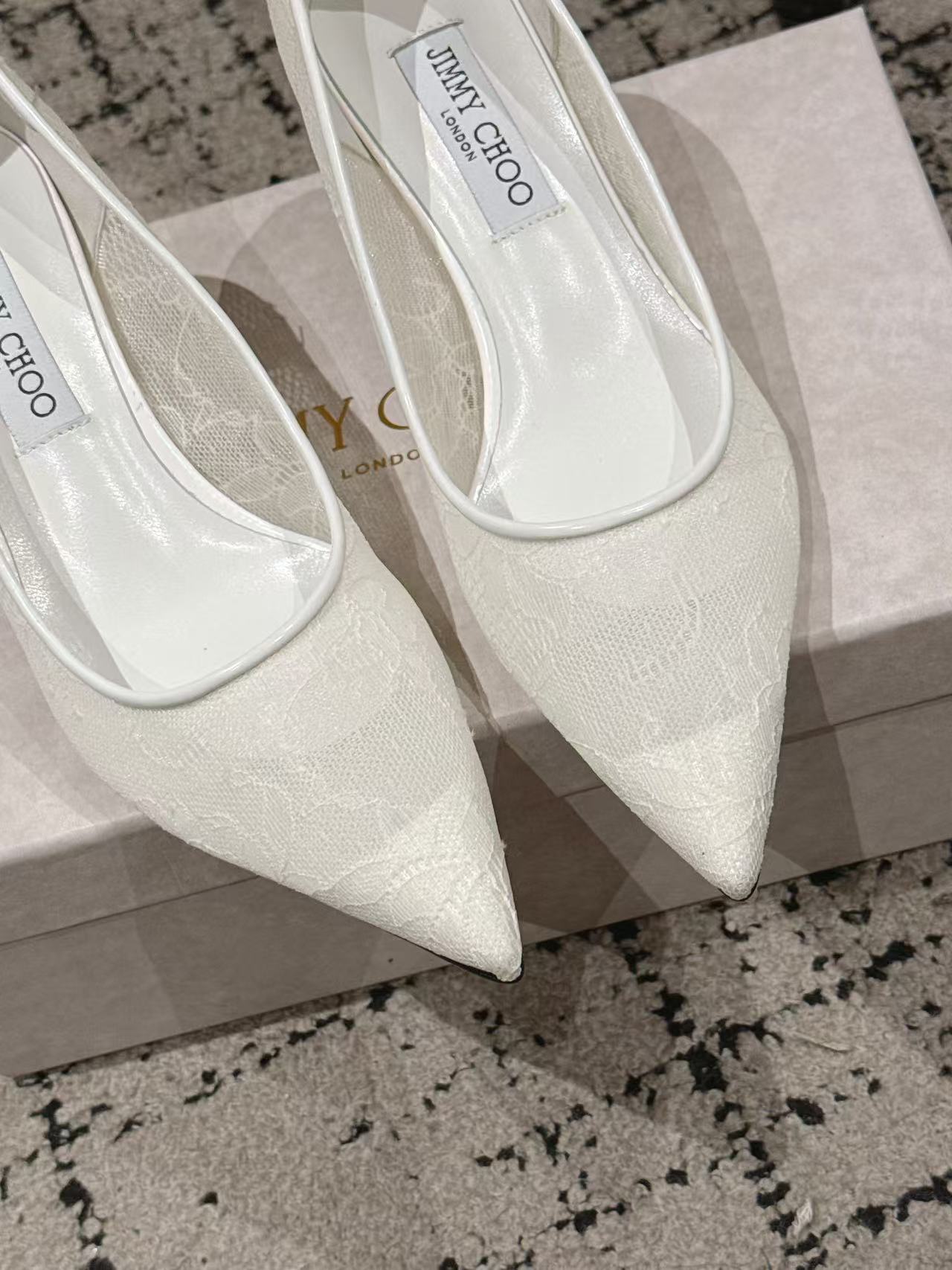 jimmycho0 高品質レースハイヒール【50％割引+送料無料】