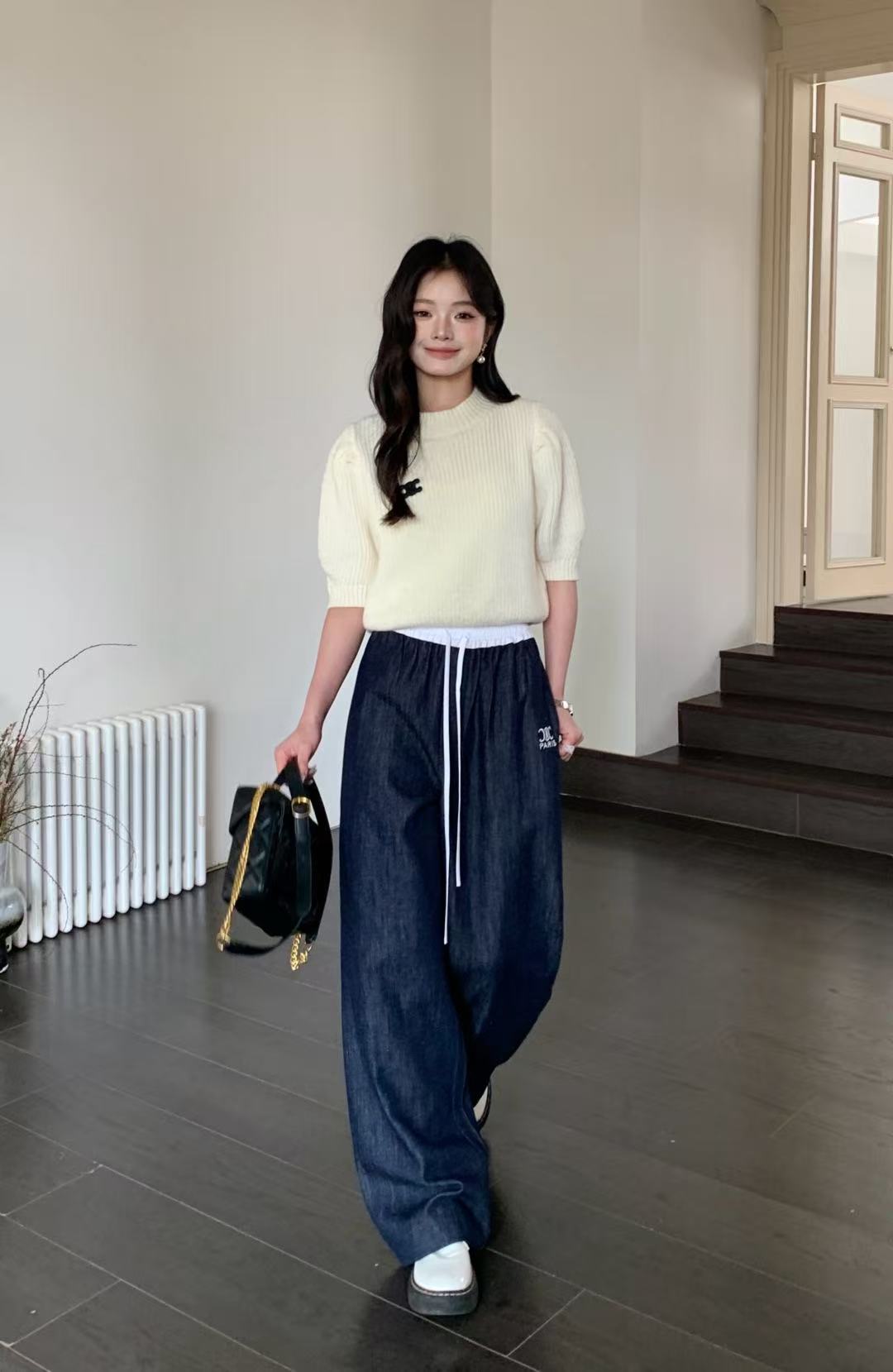 CELINE 凱旋門刺繍 カジュアルトラウザーズ【50％割引+送料無料】