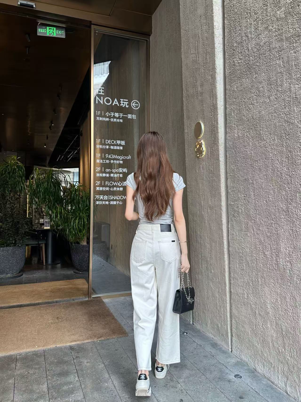 PR4DA 高品質トライアングルロゴジーンズ【50％割引+送料無料】