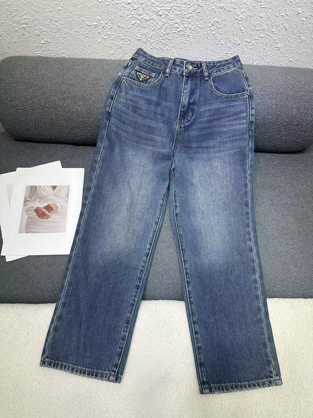 PR4DA 高品質トライアングルロゴジーンズ【50％割引+送料無料】