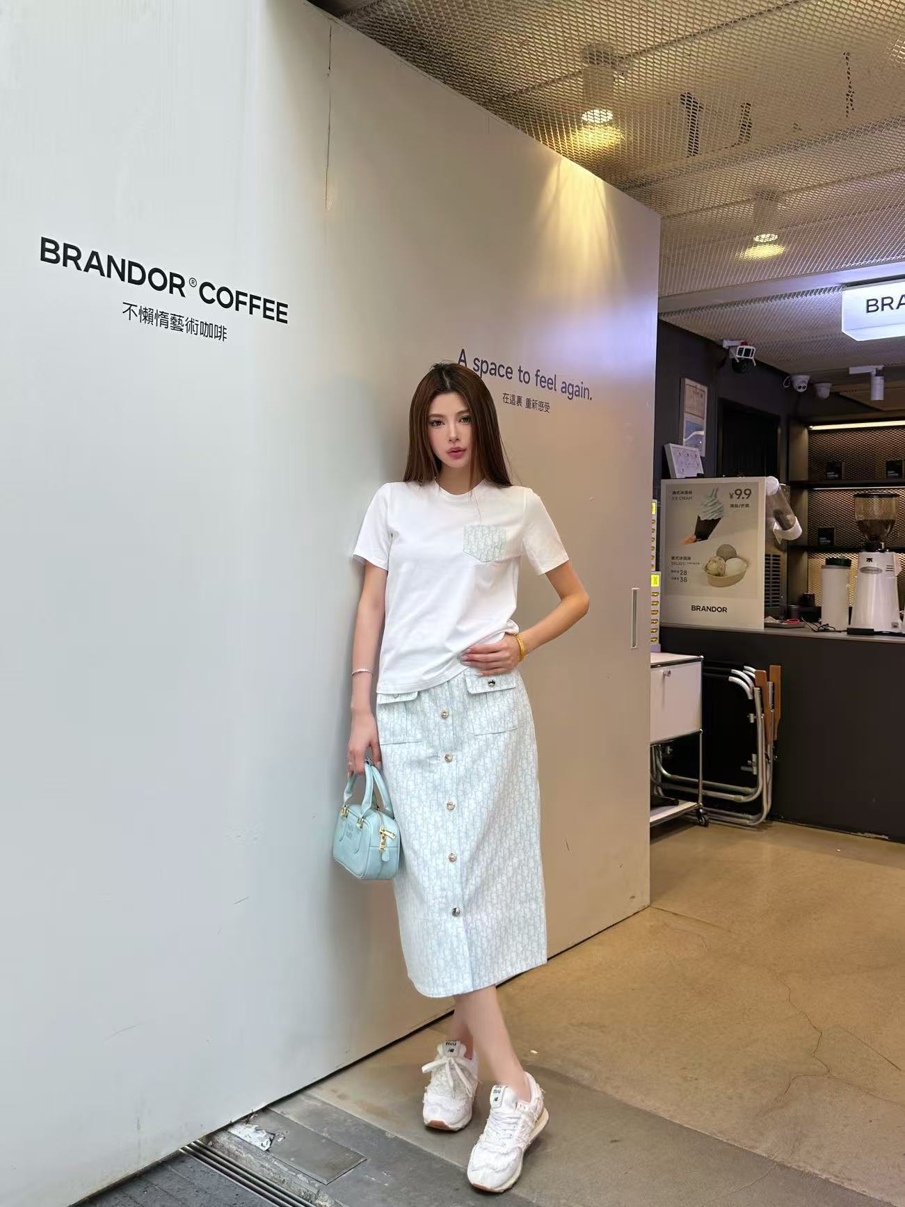 DIOR 高品質ポケットTシャツ ＋ スカート【50％割引+送料無料】