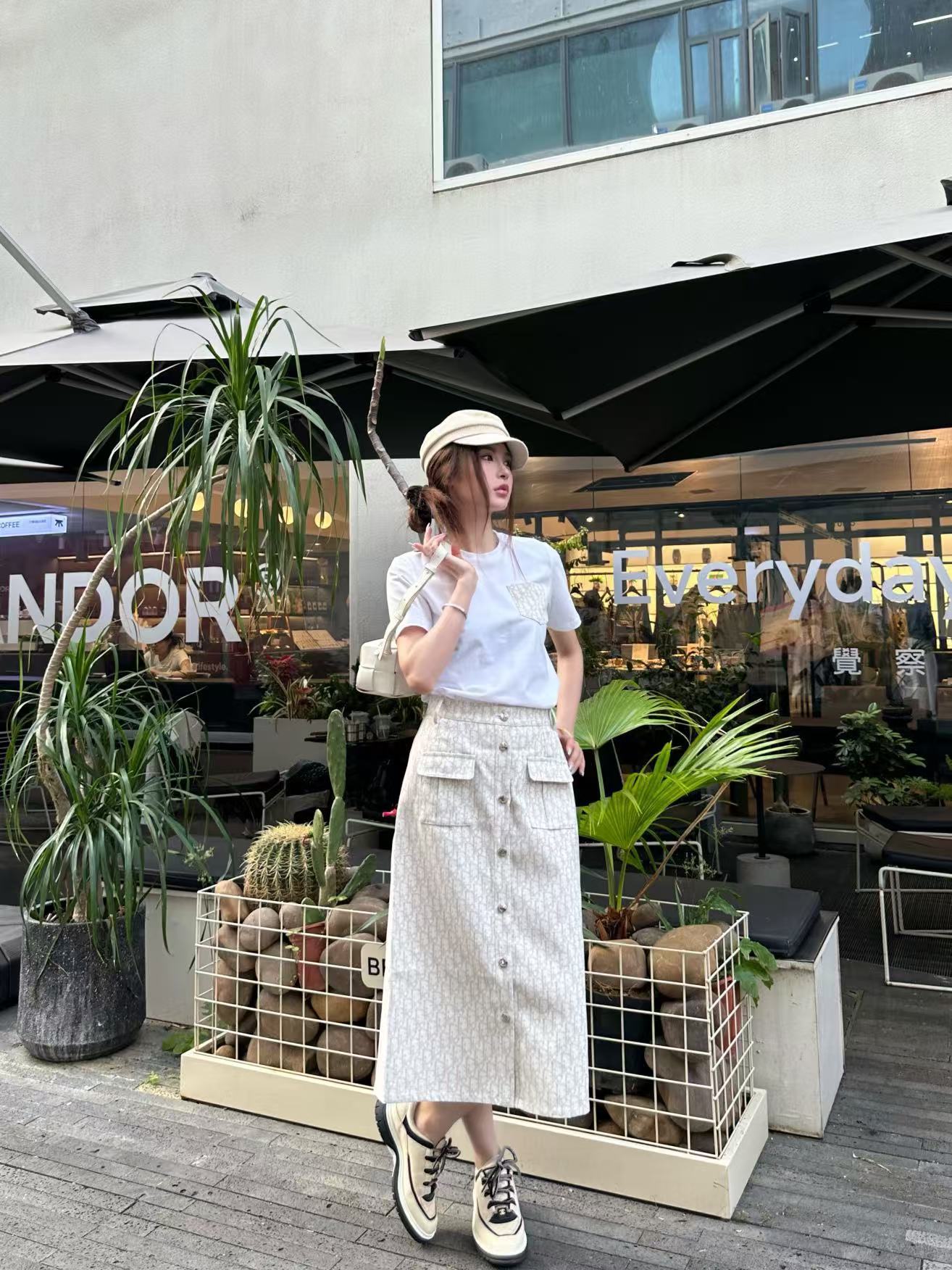 DIOR 高品質ポケットTシャツ ＋ スカート【50％割引+送料無料】