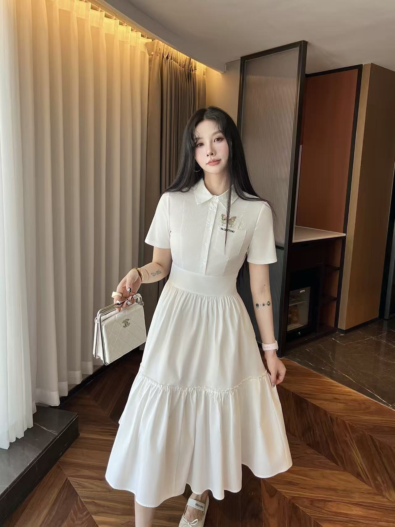 VALENT1NO 高品質バタフライドレス【50％割引+送料無料】