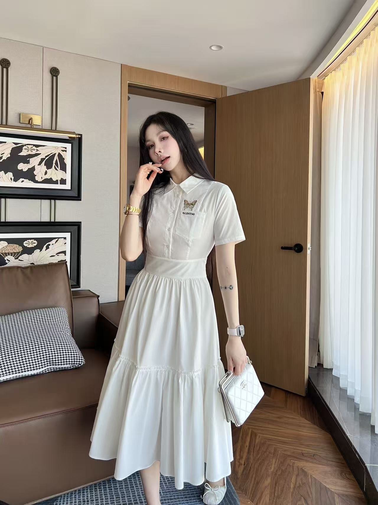 VALENT1NO 高品質バタフライドレス【50％割引+送料無料】