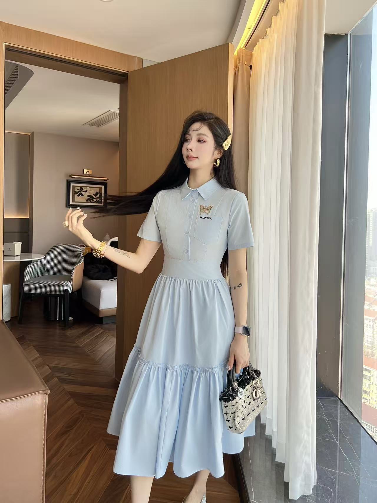 VALENT1NO 高品質バタフライドレス【50％割引+送料無料】