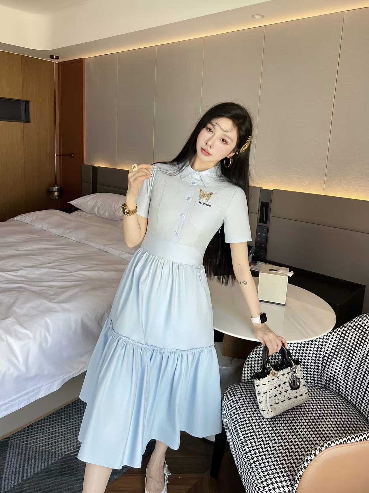 VALENT1NO 高品質バタフライドレス【50％割引+送料無料】