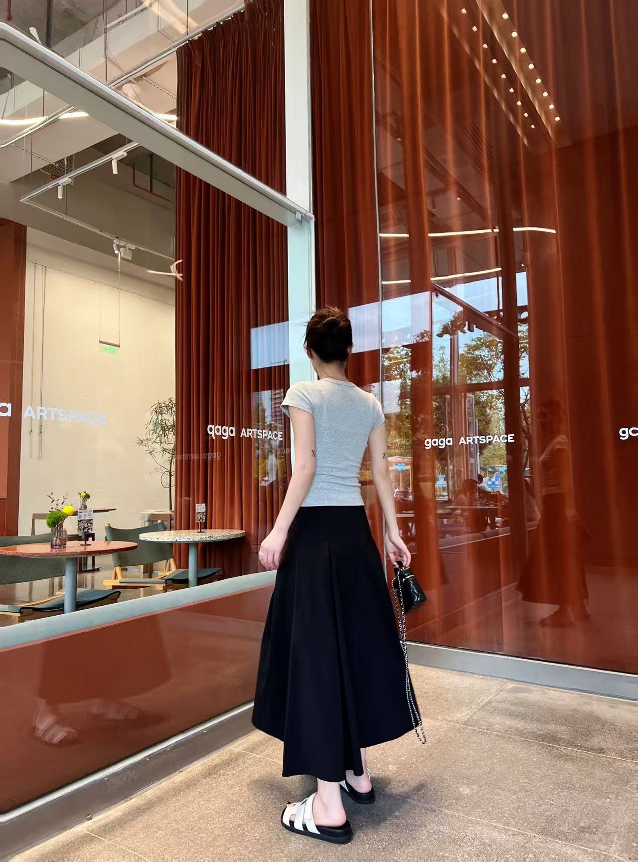 PR4DA トライアングルロゴ入り高品質スカート【50％割引+送料無料】