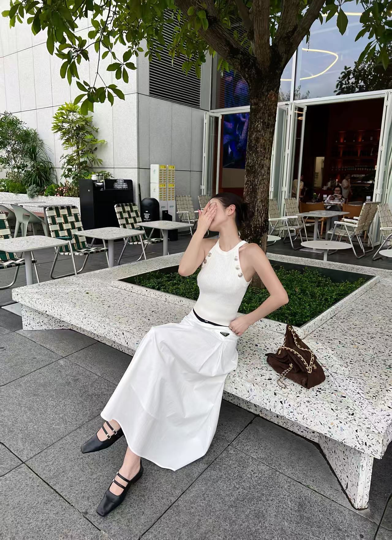 PR4DA トライアングルロゴ入り高品質スカート【50％割引+送料無料】