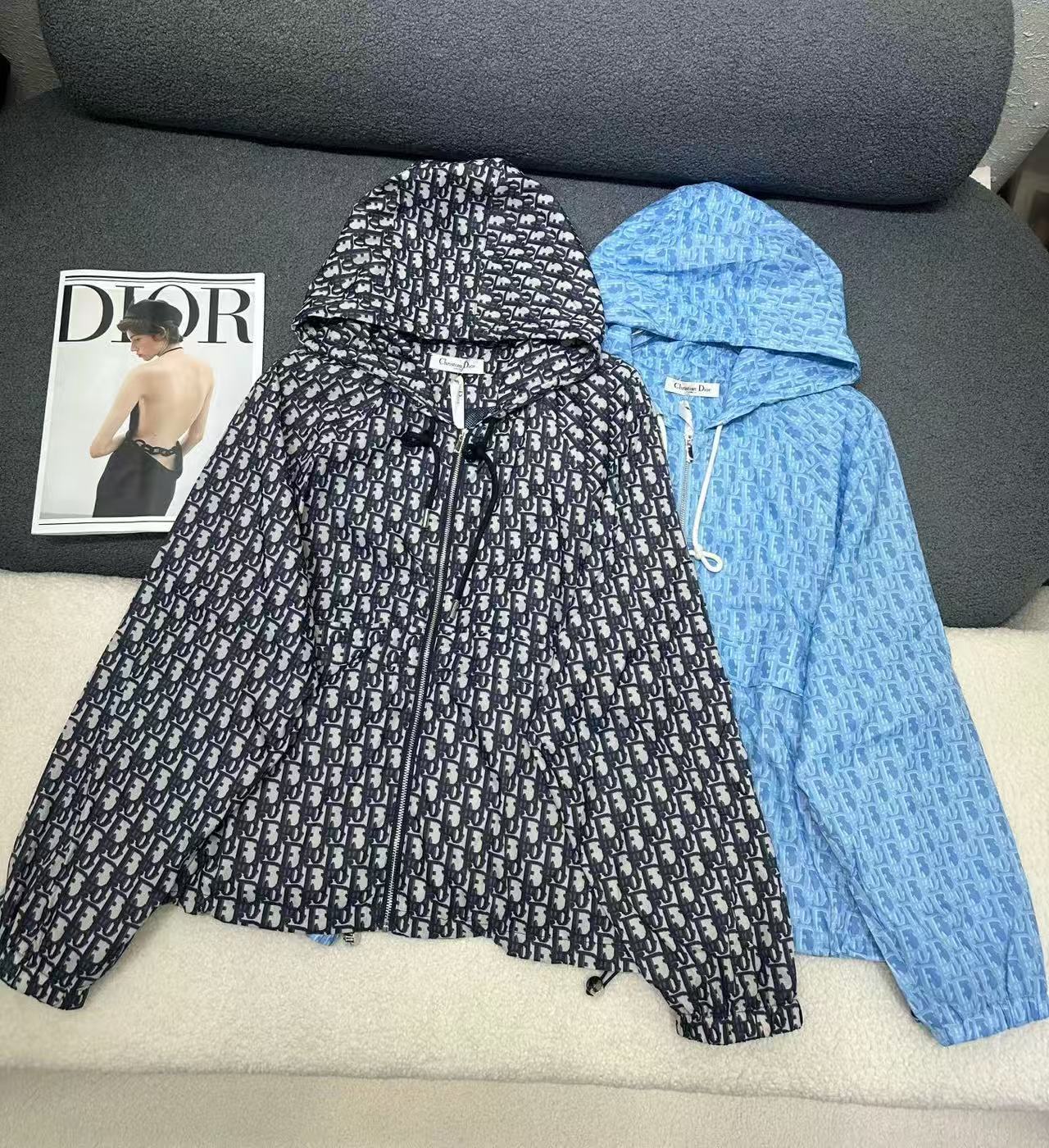 LV 高品質ジャカード フード付きUVカットジャケット【50％割引+送料無料】