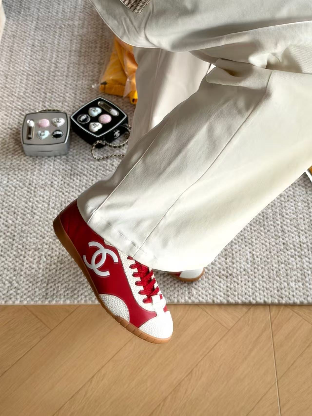 CHANEL 高品質 ダブルC カジュアルシューズ【50％割引+送料無料】