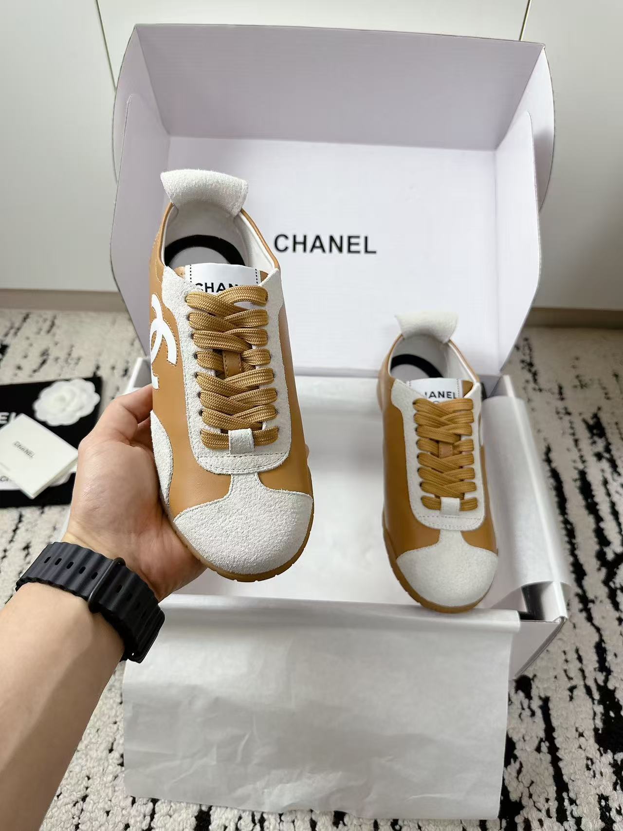 CHANEL 高品質 ダブルC カジュアルシューズ【50％割引+送料無料】