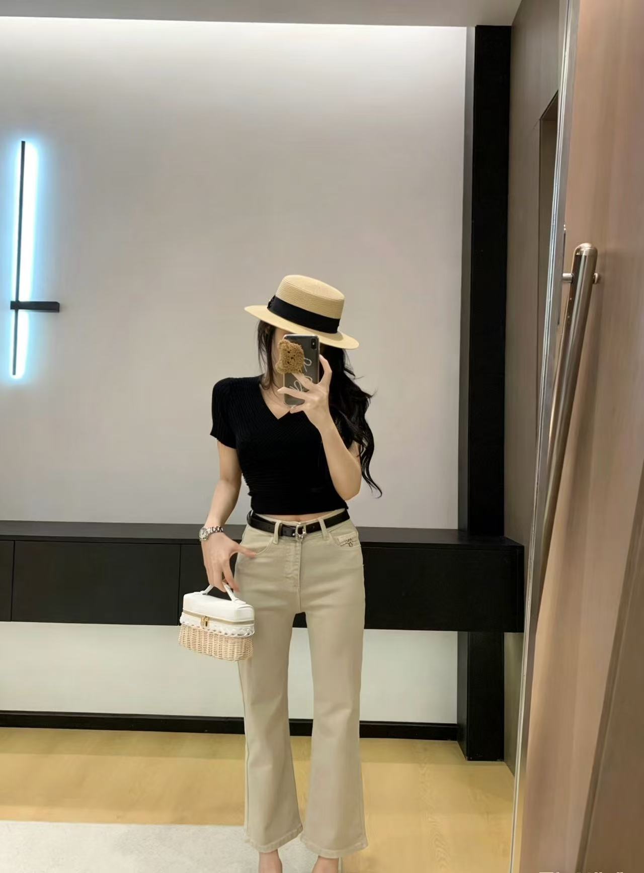 DIOR ミニマリスト クロップドデニムジーンズ【50％割引+送料無料】