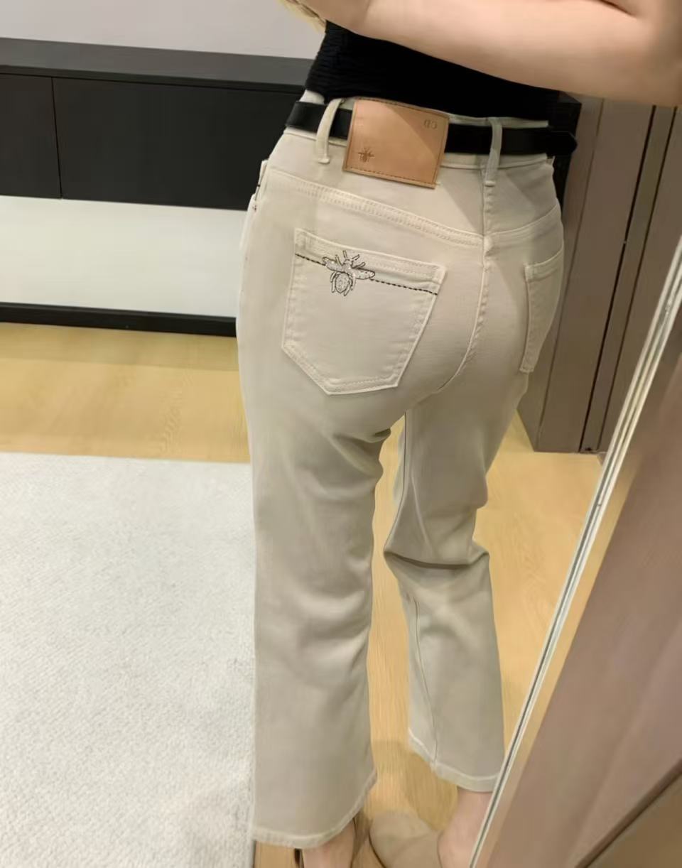 DIOR ミニマリスト クロップドデニムジーンズ【50％割引+送料無料】