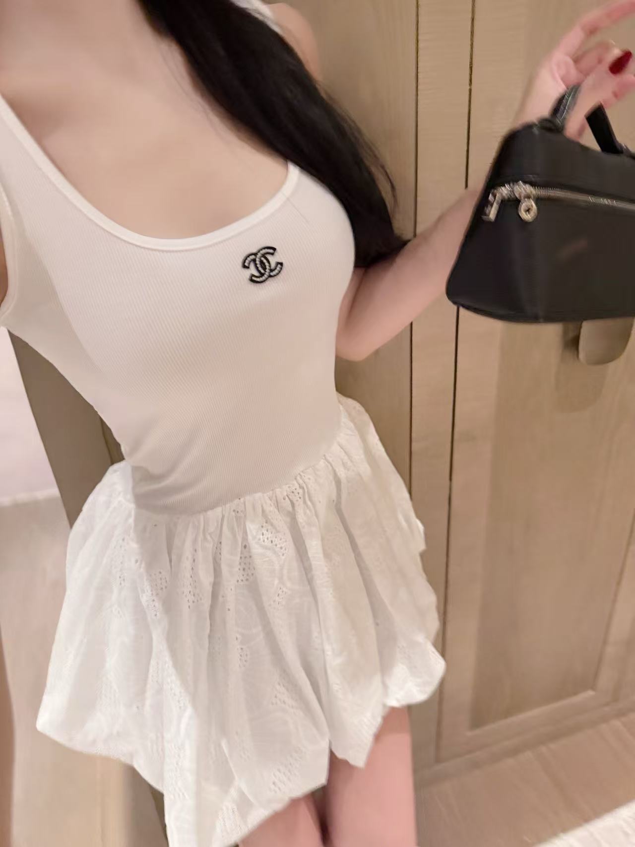 CHANE1 ダブルC ベストドレス【50％割引+送料無料】