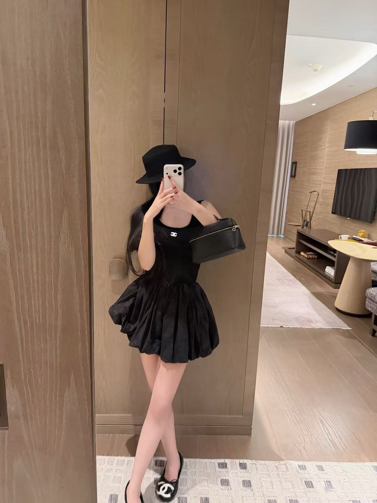 CHANE1 ダブルC ベストドレス【50％割引+送料無料】