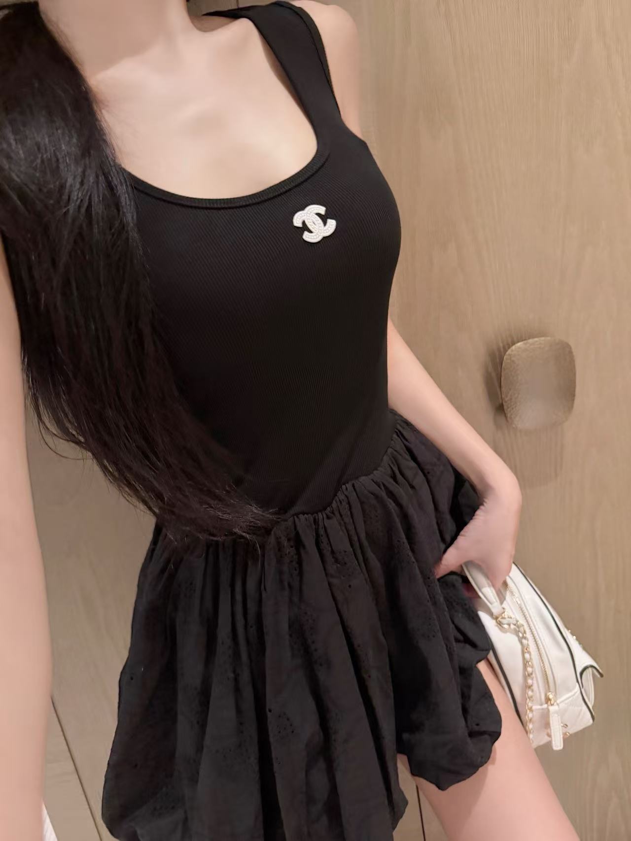 CHANE1 ダブルC ベストドレス【50％割引+送料無料】