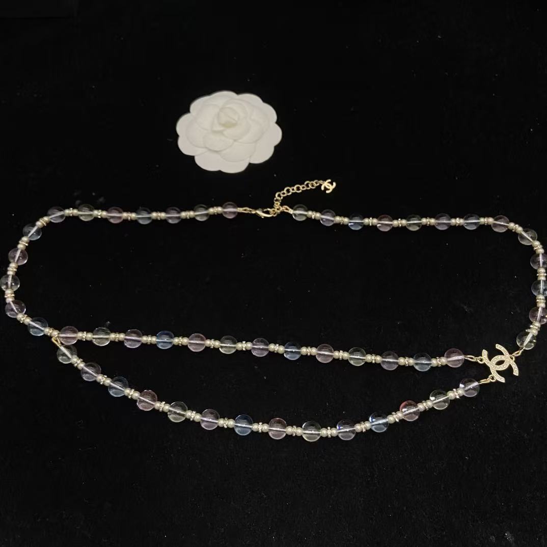 CHANE1 カラフルガラス製ウエストチェーン【50％割引+送料無料】