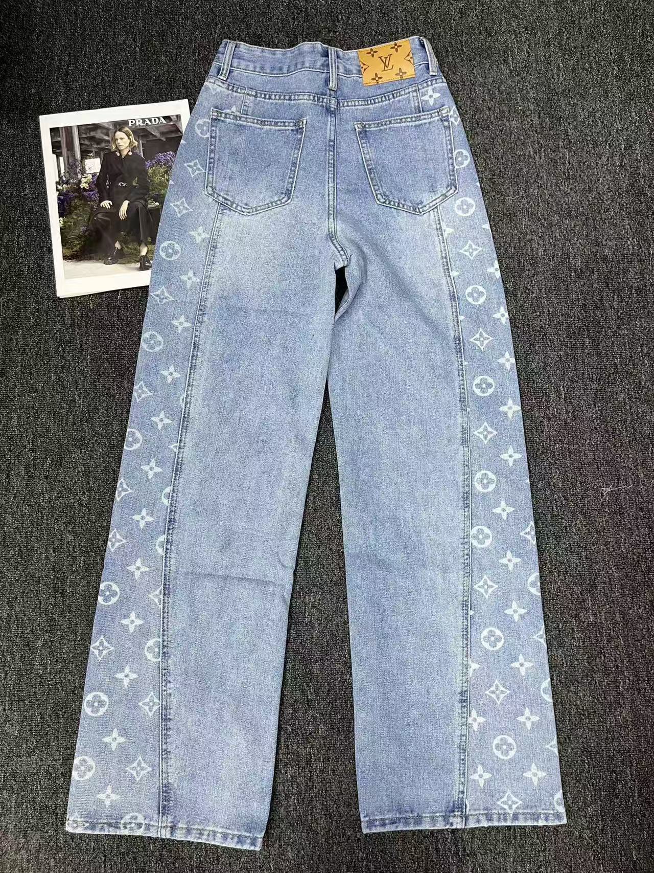 LVストレートレッグジーンズ、ポケット2つ付き【50％割引+送料無料】