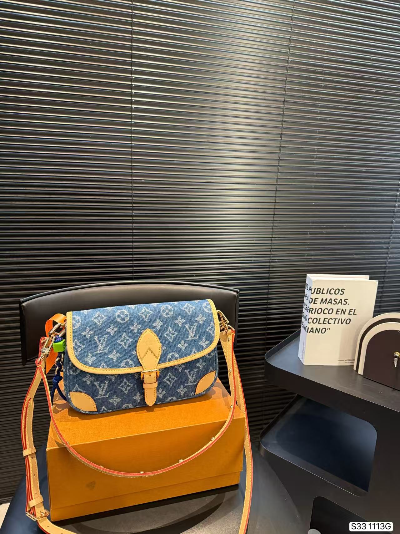 LVジャカードデニムショルダーバッグ【50％割引+送料無料】