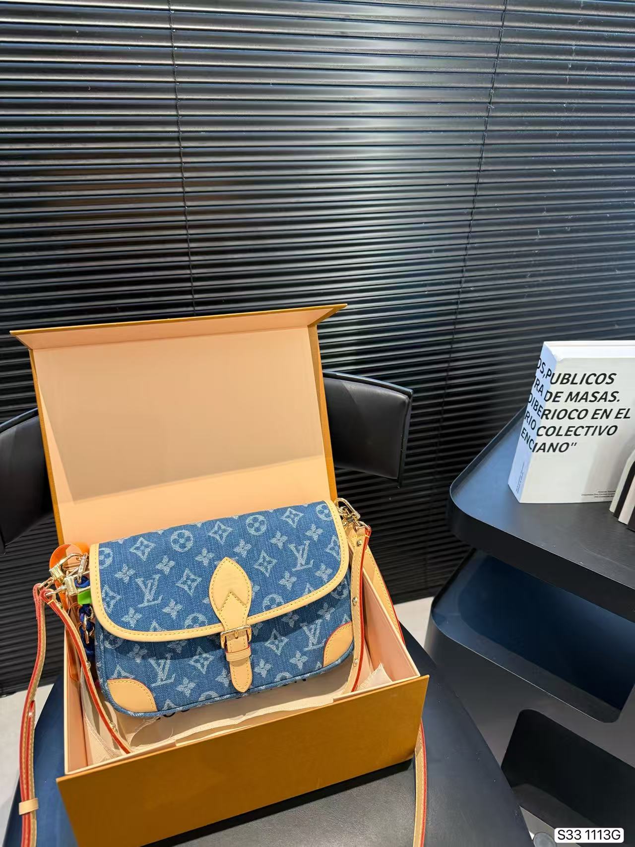 LVジャカードデニムショルダーバッグ【50％割引+送料無料】