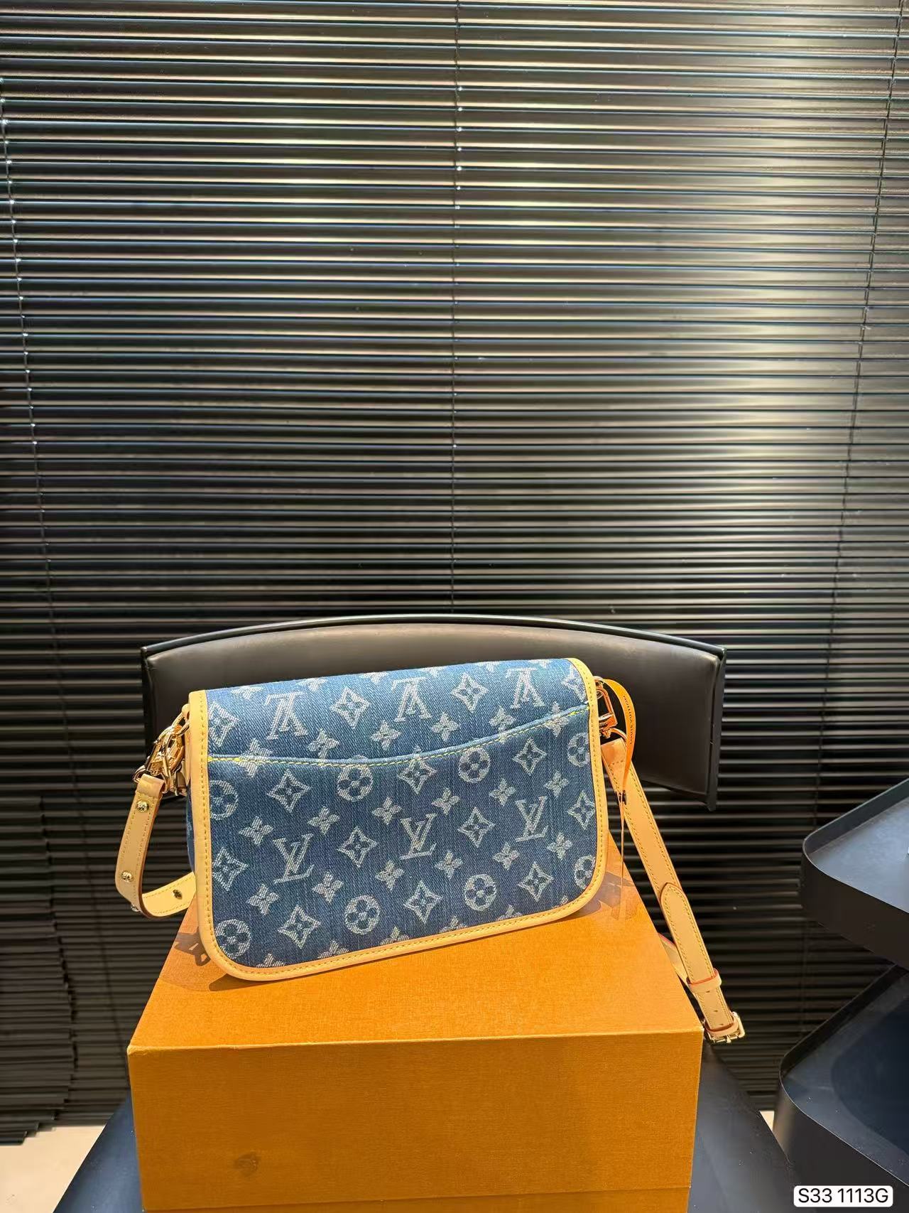 LVジャカードデニムショルダーバッグ【50％割引+送料無料】