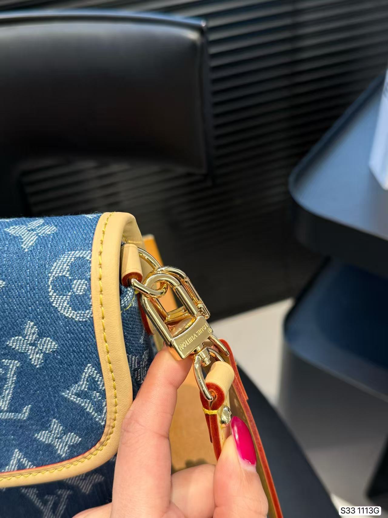 LVジャカードデニムショルダーバッグ【50％割引+送料無料】