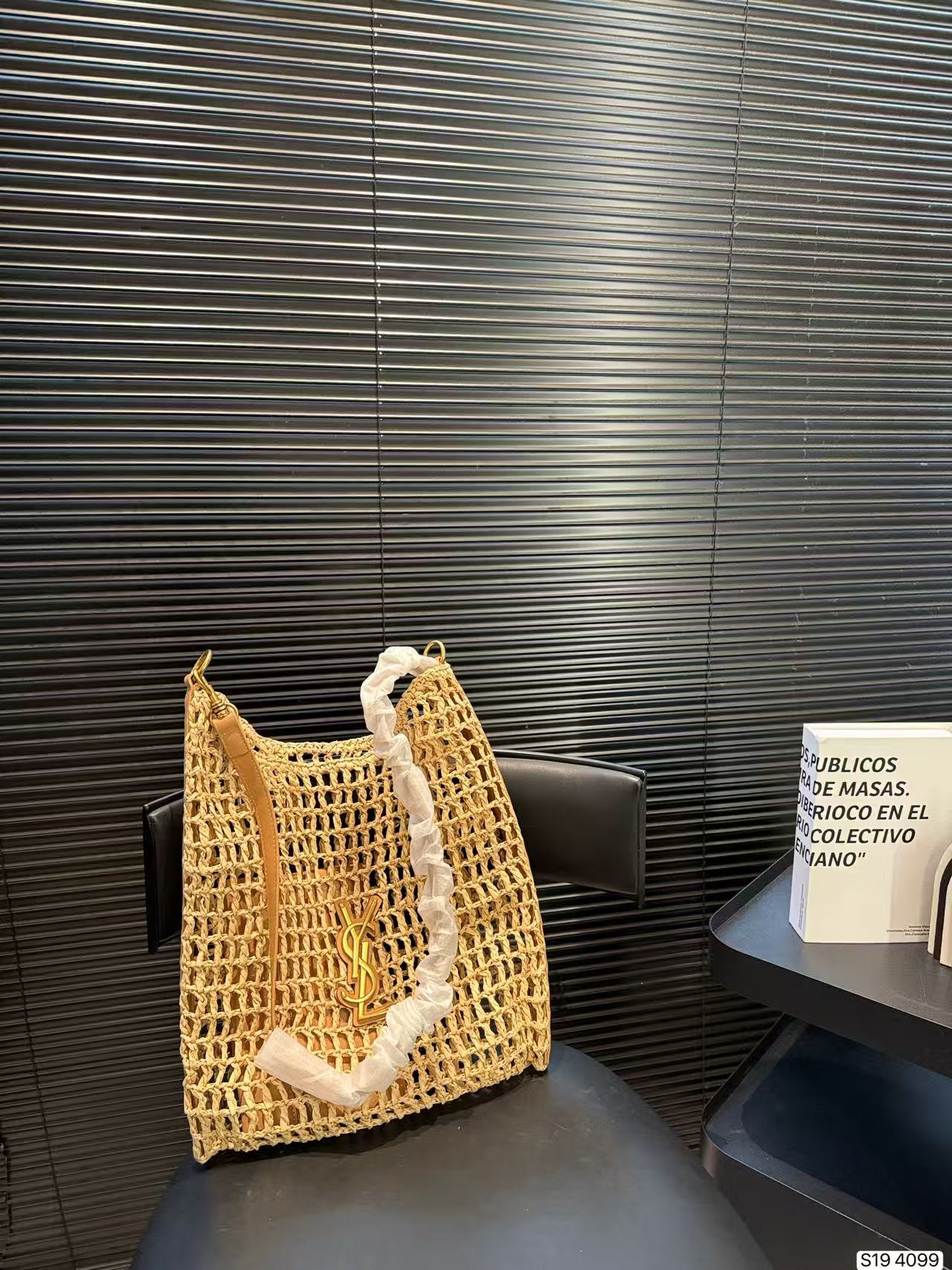 YSL ウーブン トートバッグ【50％割引+送料無料】