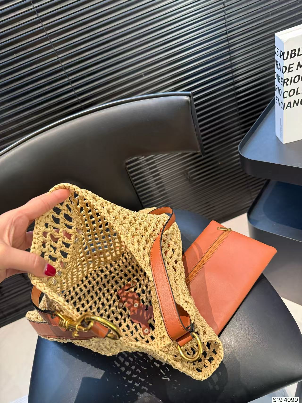 YSL ウーブン トートバッグ【50％割引+送料無料】