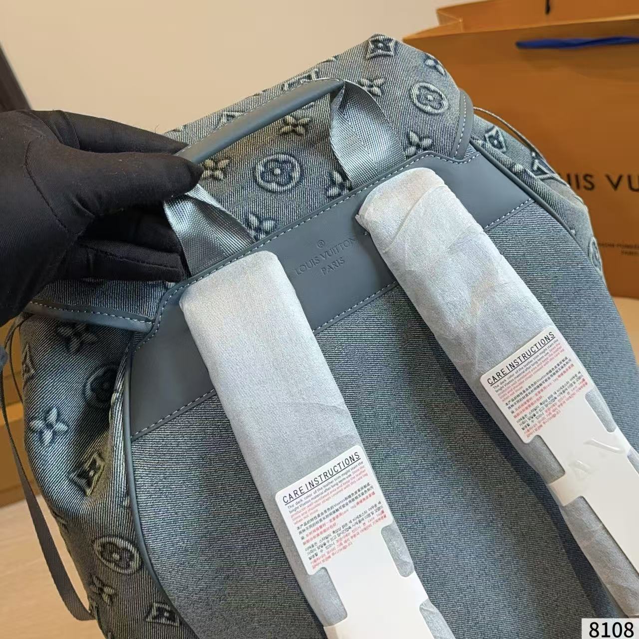 LV Montsourisデニムバックパック【50％割引+送料無料】