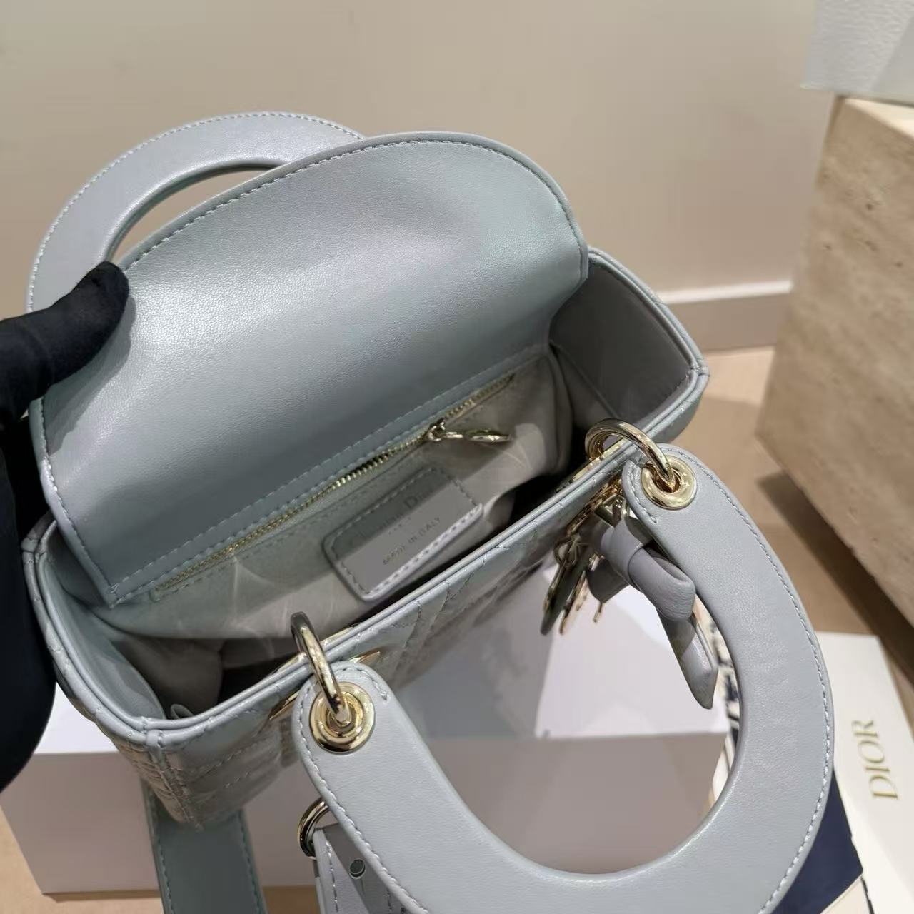 DI0R Ladyシープスキンハンドバッグ【50％割引+送料無料】