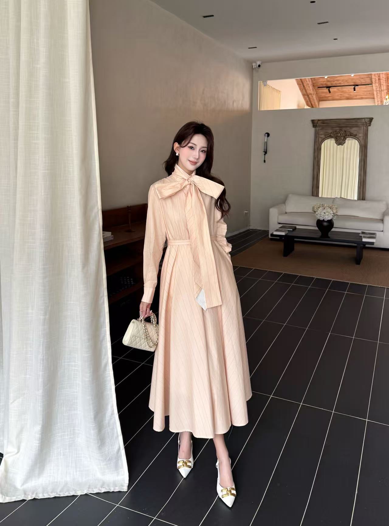 DI0R高品質の長袖ドレス【50％割引+送料無料】