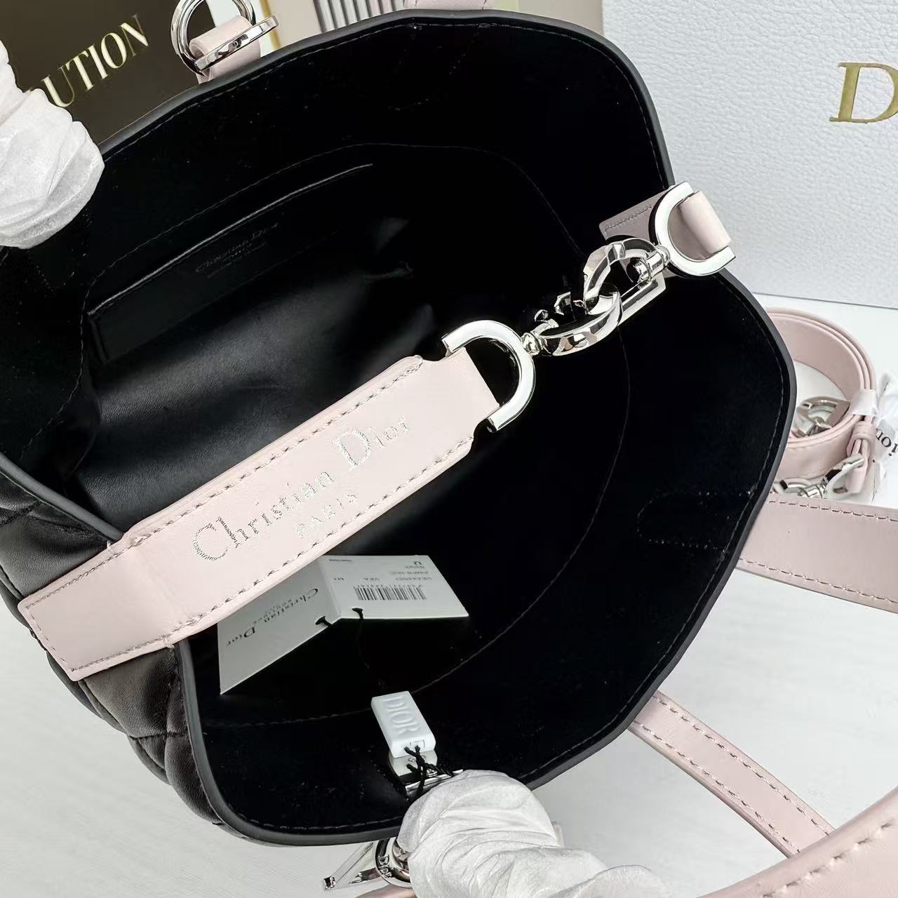 DIOR カーフスキン ハンドバッグ【50％割引+送料無料】