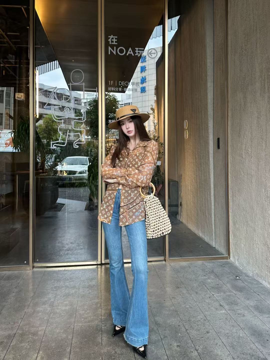 LVプリントシャツ【50％割引+送料無料】