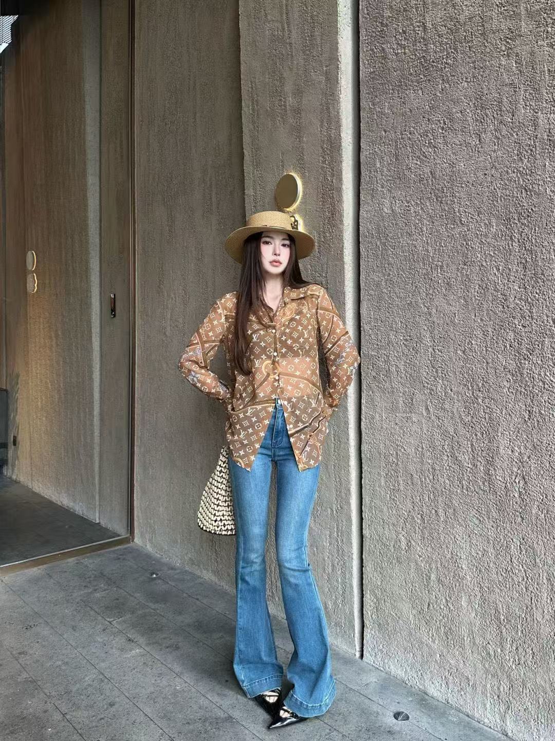 LVプリントシャツ【50％割引+送料無料】