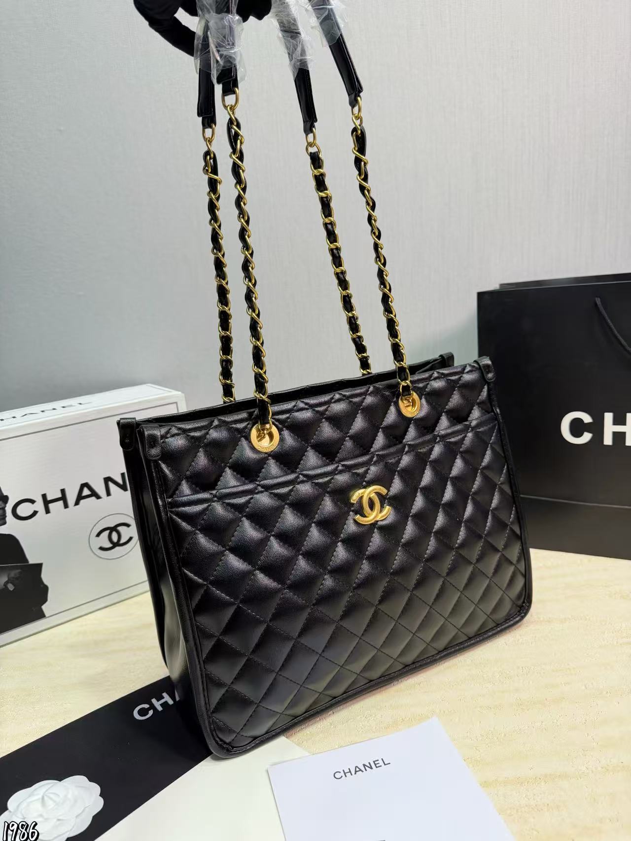 CHANE1 ラムスキンチェーンバッグ【50％割引+送料無料】