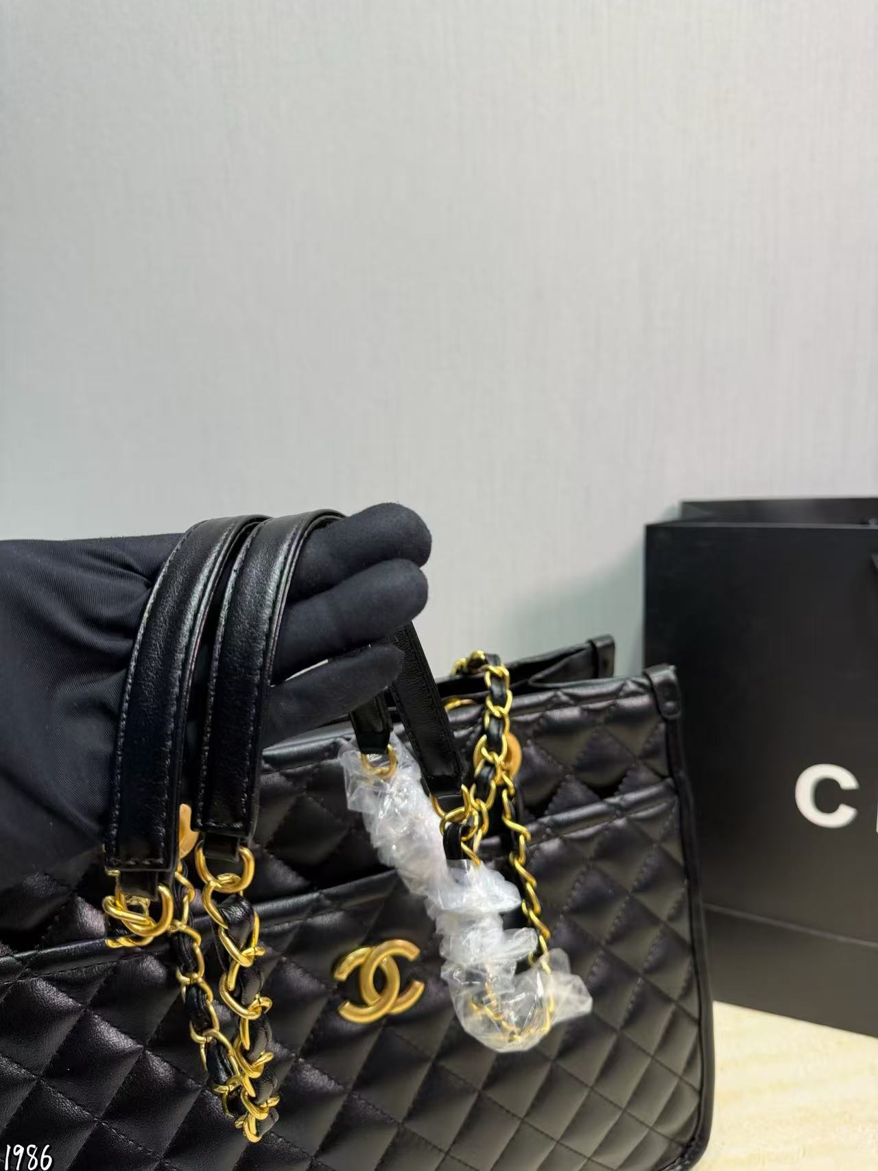 CHANE1 ラムスキンチェーンバッグ【50％割引+送料無料】