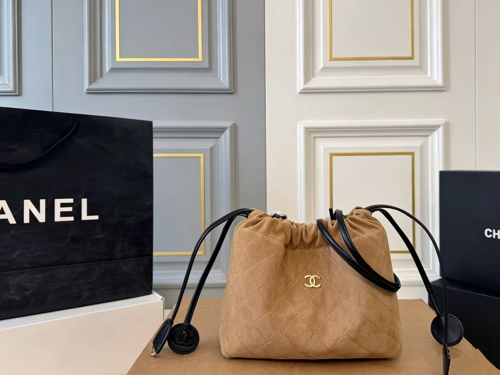 CHANE1 ダブルCアンダーアームバッグ【50％割引+送料無料】