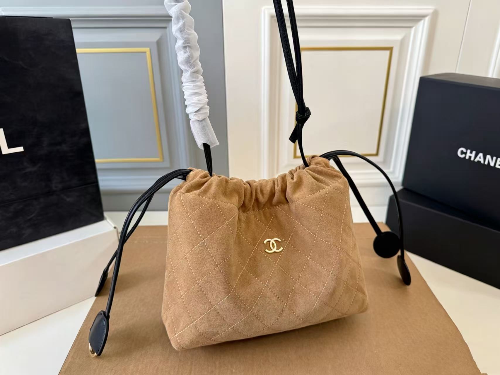 CHANE1 ダブルCアンダーアームバッグ【50％割引+送料無料】