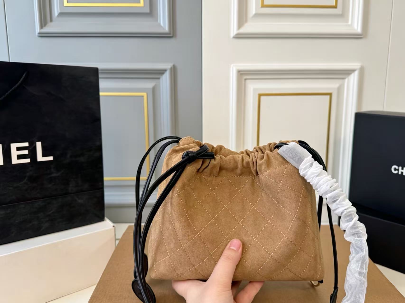 CHANE1 ダブルCアンダーアームバッグ【50％割引+送料無料】