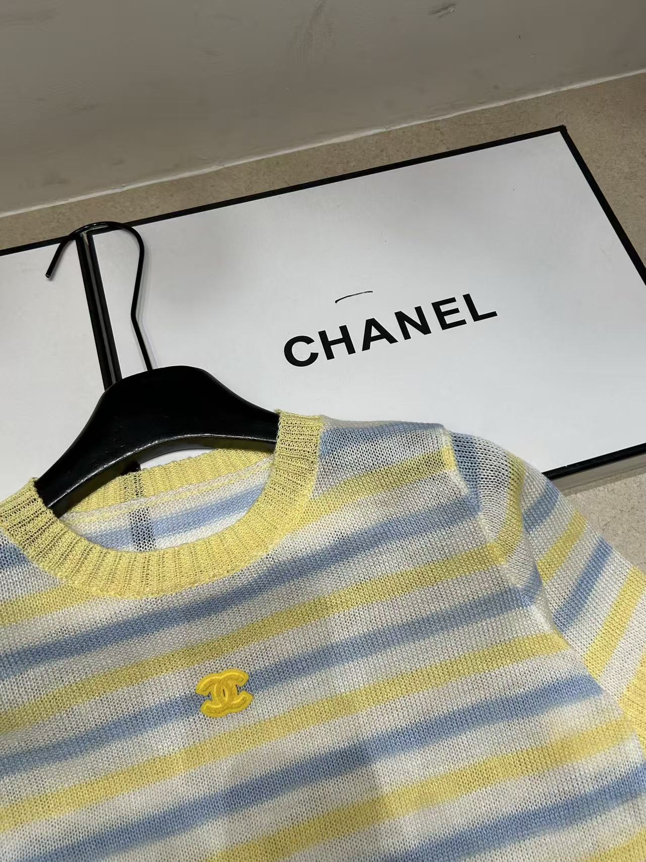 CHANE1 ダブルC ウールセーター【50％割引+送料無料】